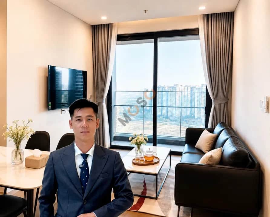 Cho thuê căn hộ chung cư Đường Võ Nguyên Giáp Quận 2, TP.HCM – 2 phòng ngủ, giá 33 triệu