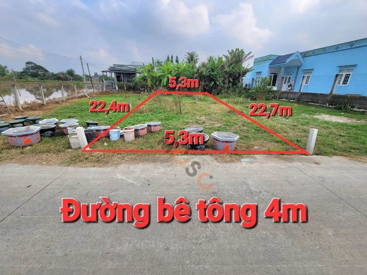 Bán đất Tập Đoàn 8 Huyện Cần Giuộc, Long An – giá 1.3 tỷ