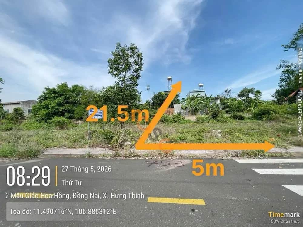 Bán đất Đường tỉnh 741 Thành phố Đồng Xoài, Bình Phước – giá 543 triệu