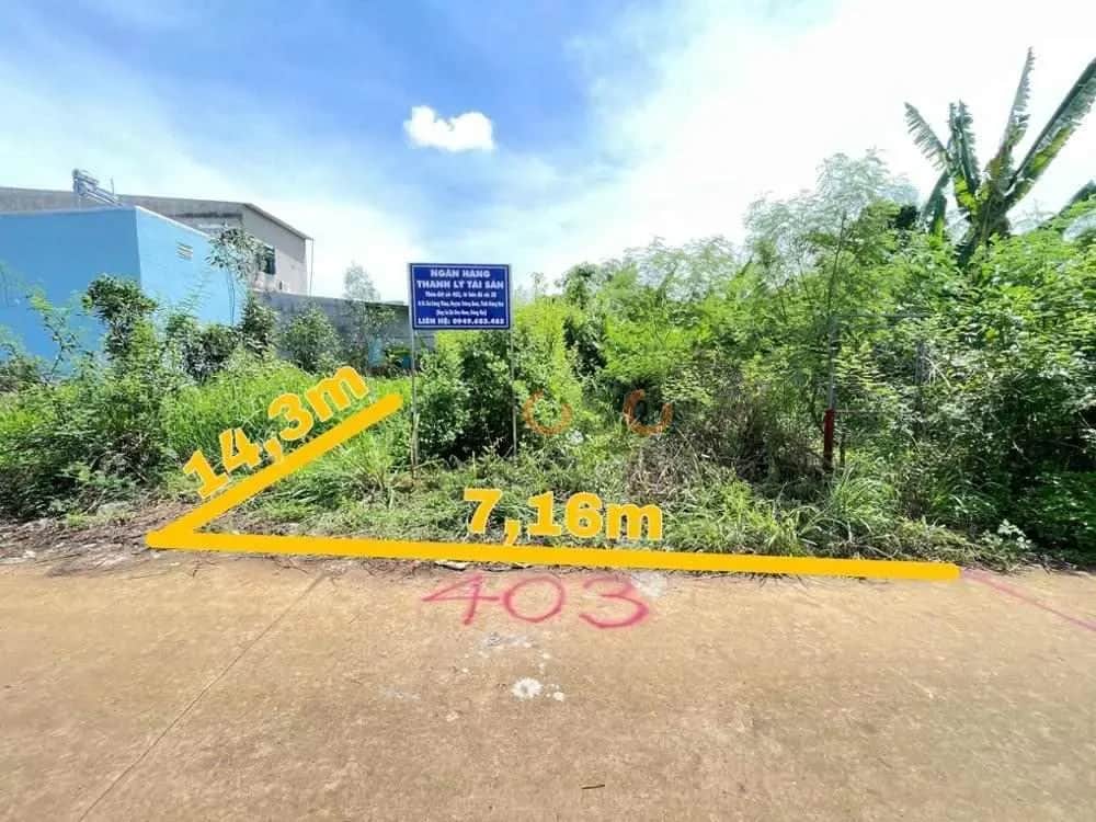 Bán đất Đường Sông Thao - Bàu Hàm Huyện Trảng Bom, Đồng Nai – giá 753 triệu