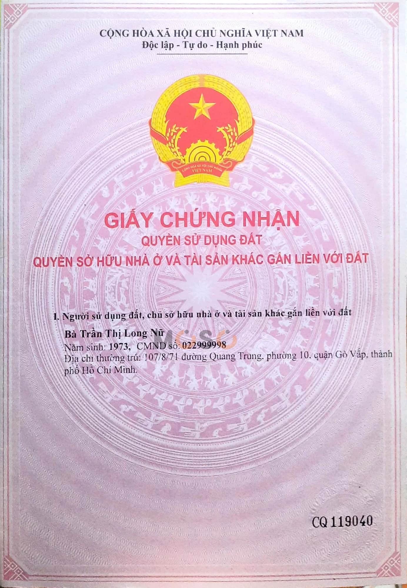 Bán đất Dt744 Huyện Dầu Tiếng, Bình Dương – giá 1.1 tỷ