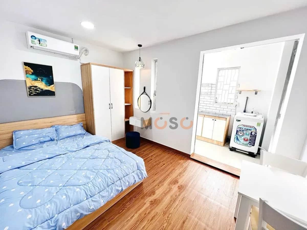 Cho thuê phòng trọ Nguyễn Gia Trí Cầu Kiệu, TP.HCM – 1 phòng ngủ, giá 6.2 triệu