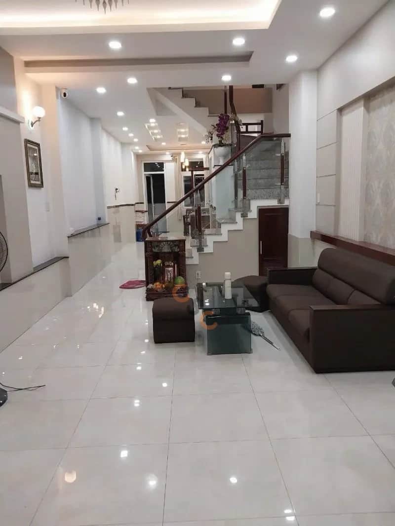 Cho thuê nhà mặt tiền Liên Tỉnh 5 Quận 8, TP.HCM – 4 phòng ngủ, giá 16 triệu