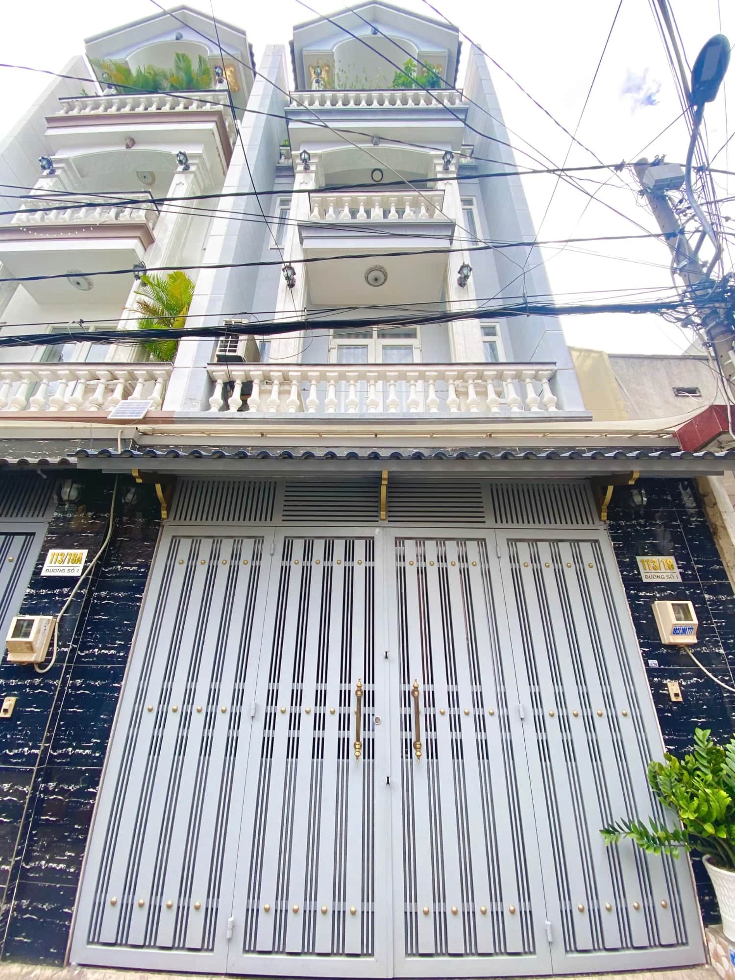Bán nhà hẻm 113/18 đường Số 1 Quận Gò Vấp, TP.HCM – 4 phòng ngủ, giá 6 tỷ