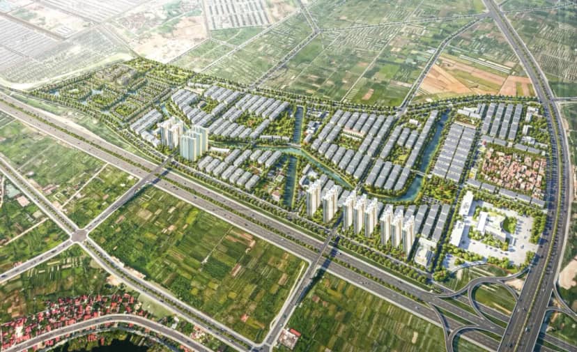 Khu đô thị tại xã Văn Giang - Hoàn Long