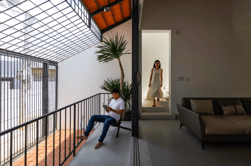 Nhà cho 3 thế hệ. Ảnh: Paul Phan