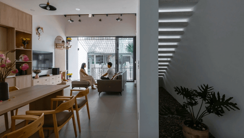Nhà cho 3 thế hệ. Ảnh: Paul Phan