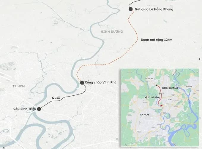 Mở rộng quốc lộ 13