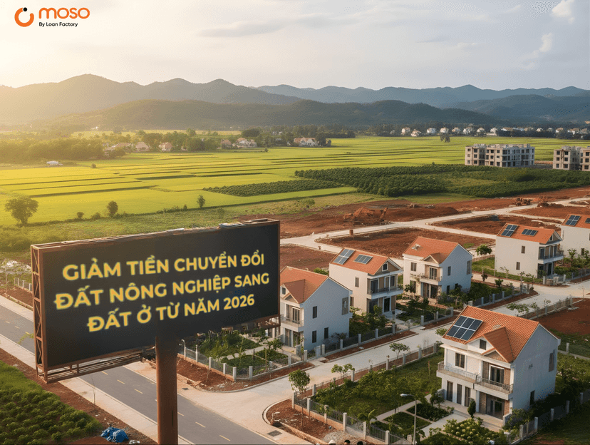 Giảm tiền chuyển đổi đất nông nghiệp sang đất ở từ năm 2026