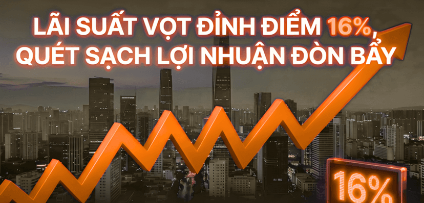 Lãi suất vay mua nhà lên đến 16%