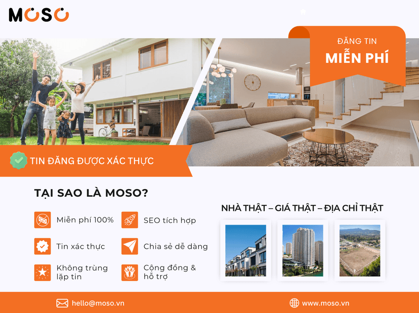 MOSO - Nền tảng công nghê BĐS minh bạch