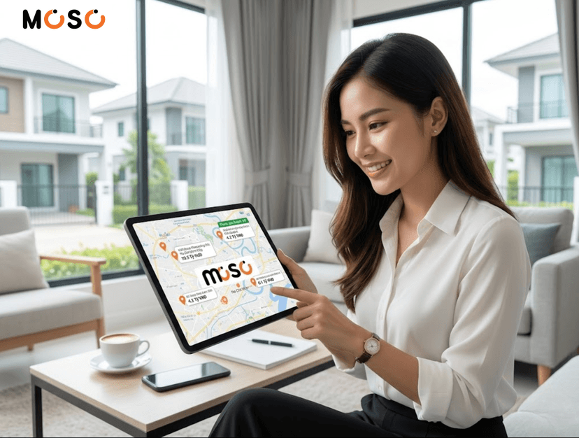 Chọn nhà trên MOSO - Minh bạch mọi thông tin