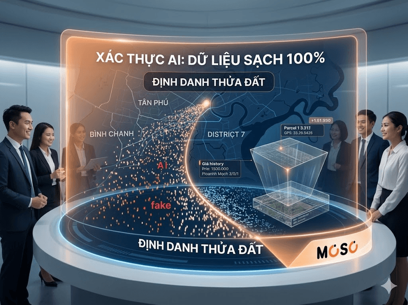 AI MOSO Quét Sạch Tin Giả, Định Danh Thửa Đất Minh Bạch