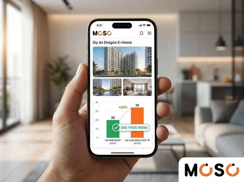 So Sánh Giá Thực Tế Và Đã Xác Thực từ MOSO
