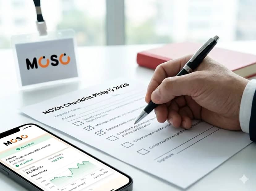 Kiểm tra hồ sơ pháp lý NOXH với AI của MOSO