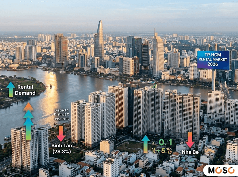 Biến Động Thị Trường BĐS Cho Thuê Tại TP.HCM 2026