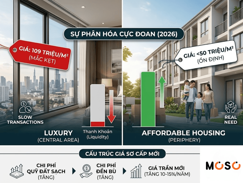 Thị trường sơ cấp phân bổ không đồng đều