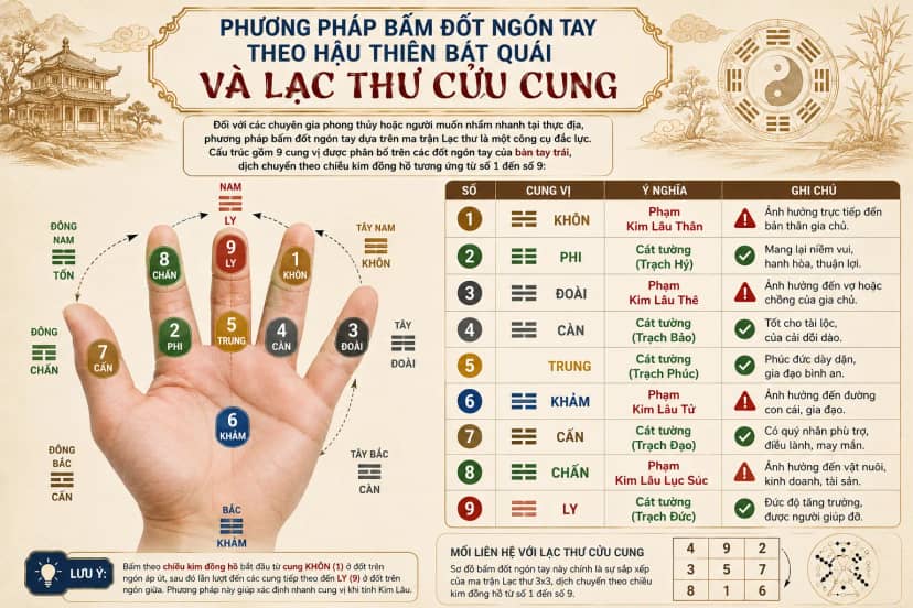 Phương pháp bấm đốt ngón tay