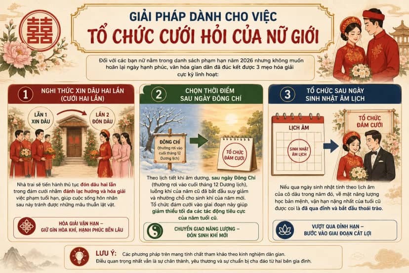 Giải pháp dành cho việc tổ chức cưới hỏi của nữ giới