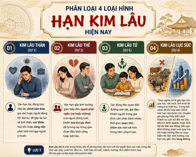 Kim Lâu Là Gì? Cách Tính Tuổi Kim Lâu Chính Xác Nhất Năm 2026