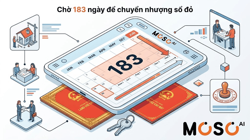 Chờ tối thiểu 183 ngày để nhận sổ