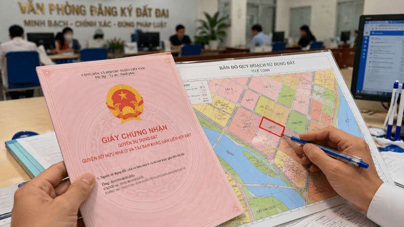 Các bước mua nhà kiểm tra pháp lý quy hoạch sổ hồng