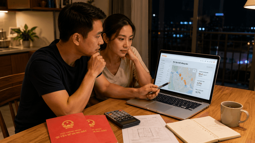 Sai lầm khi mua nhà lần đầu - đối chiếu giá và pháp lý trước khi cọc