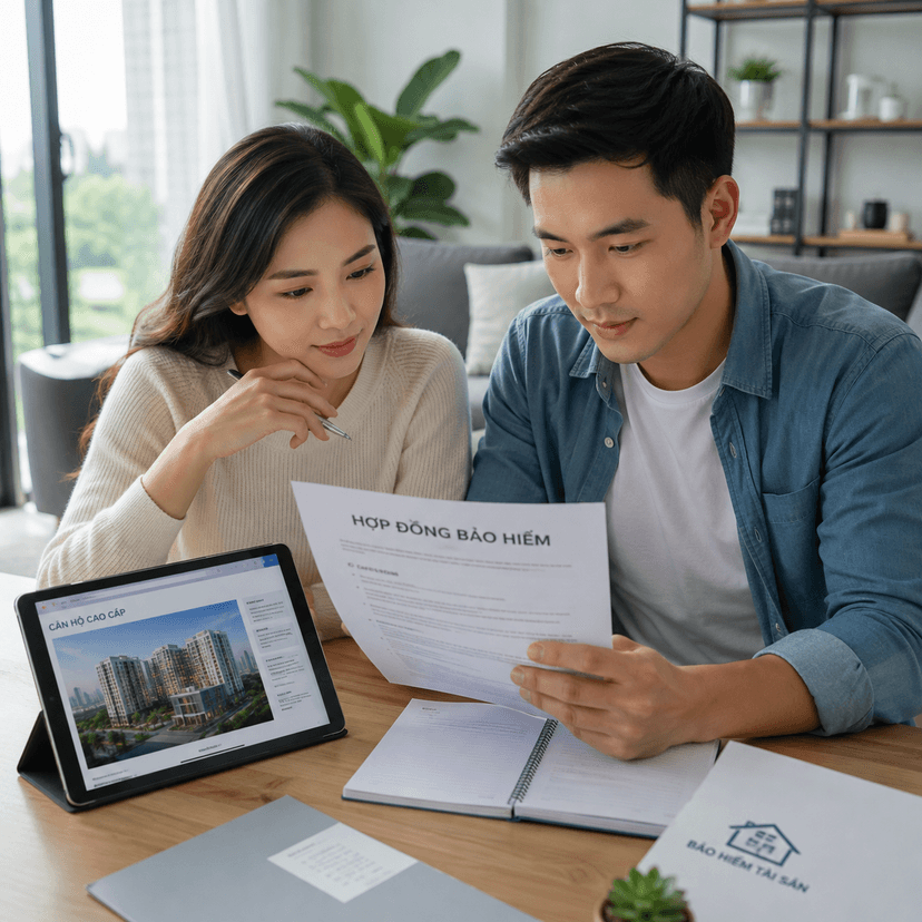 Bảo hiểm nhà ở - người mua nhà lần đầu đọc hợp đồng bảo hiểm 2026