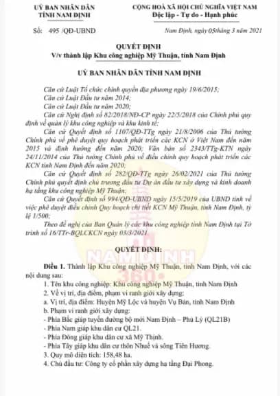 Khu công nghiệp Mỹ Thuận