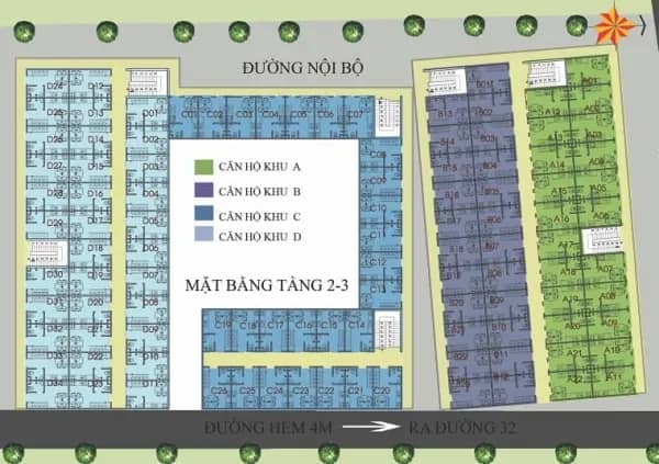 Khu nhà ở Sài Gòn Hoàng Anh