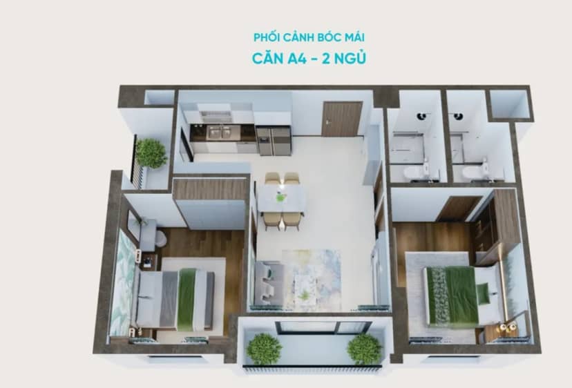 Phân khu Viha Flora - Hồng Hà Eco City