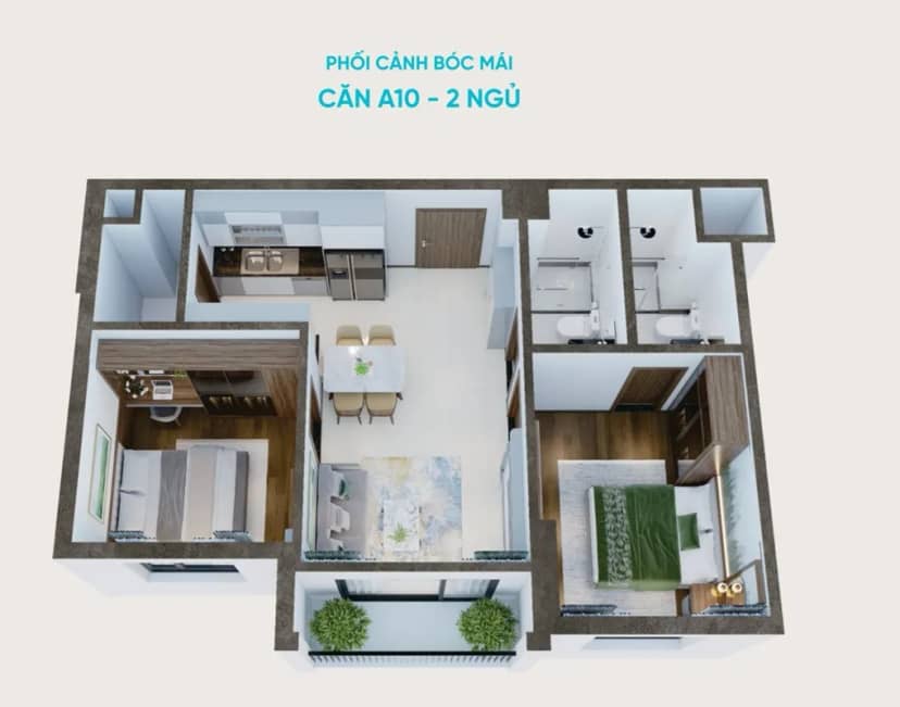 Phân khu Viha Flora - Hồng Hà Eco City