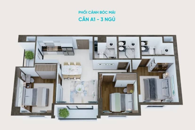 Phân khu Viha Flora - Hồng Hà Eco City