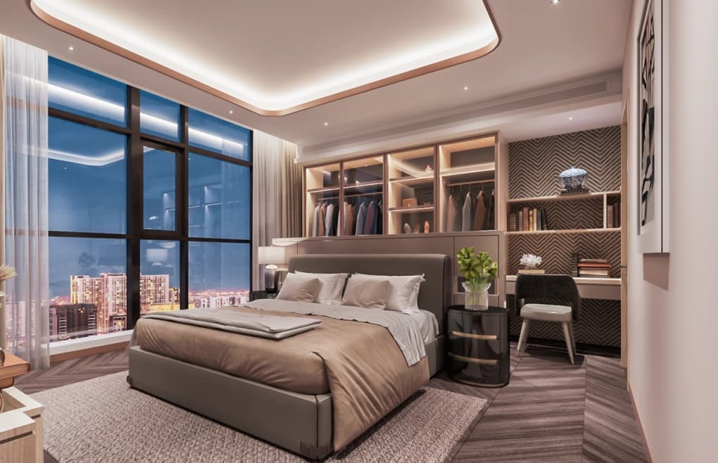 Không gian căn hộ mẫu Ansana - phối cảnh 4