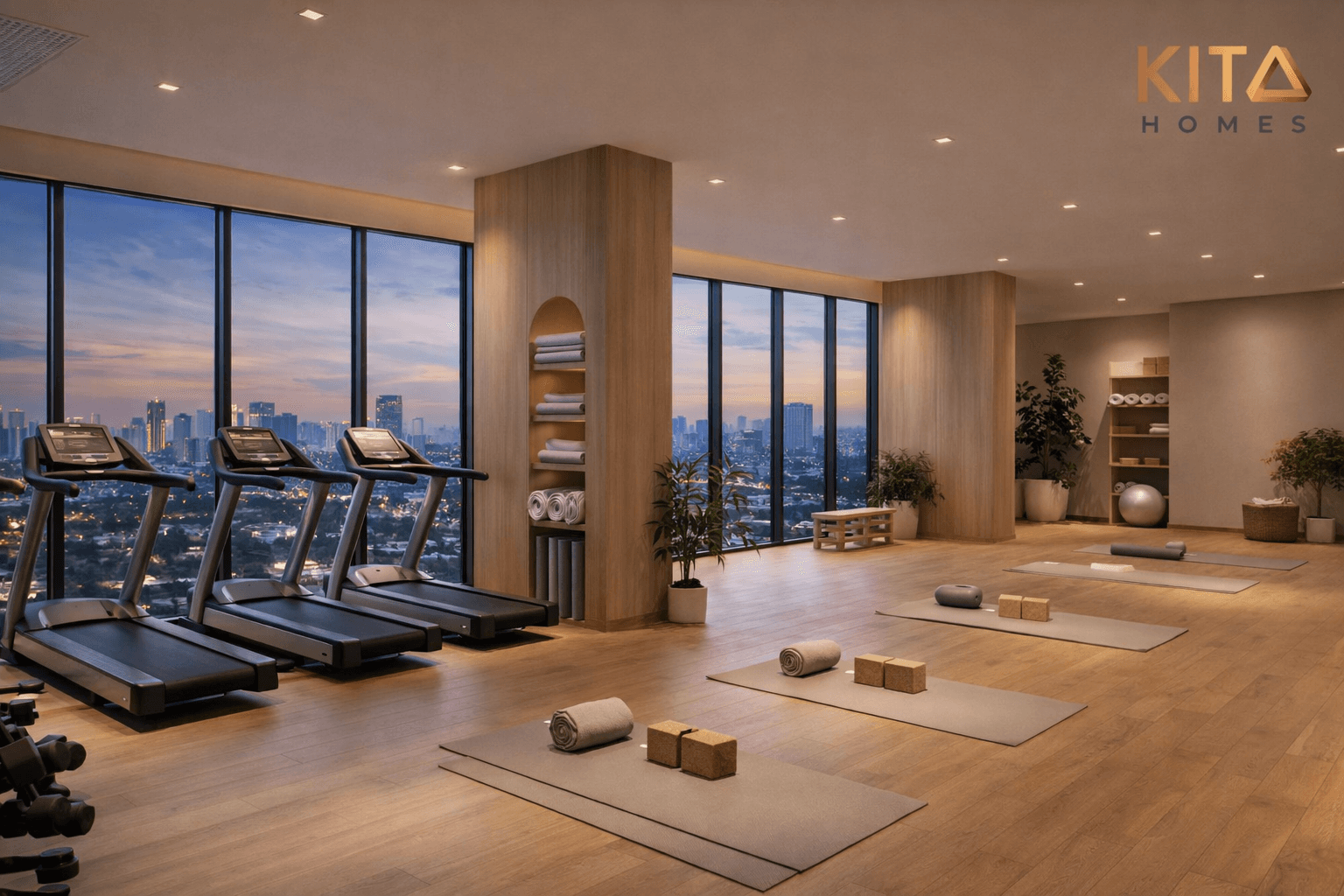 Phòng gym & yoga Ansana
