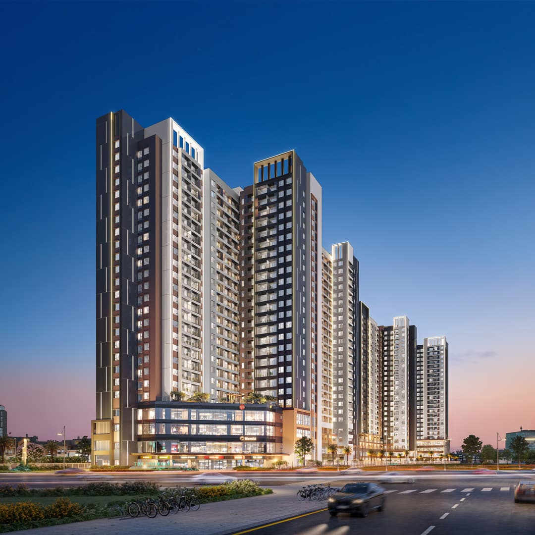 Phối cảnh tòa nhà