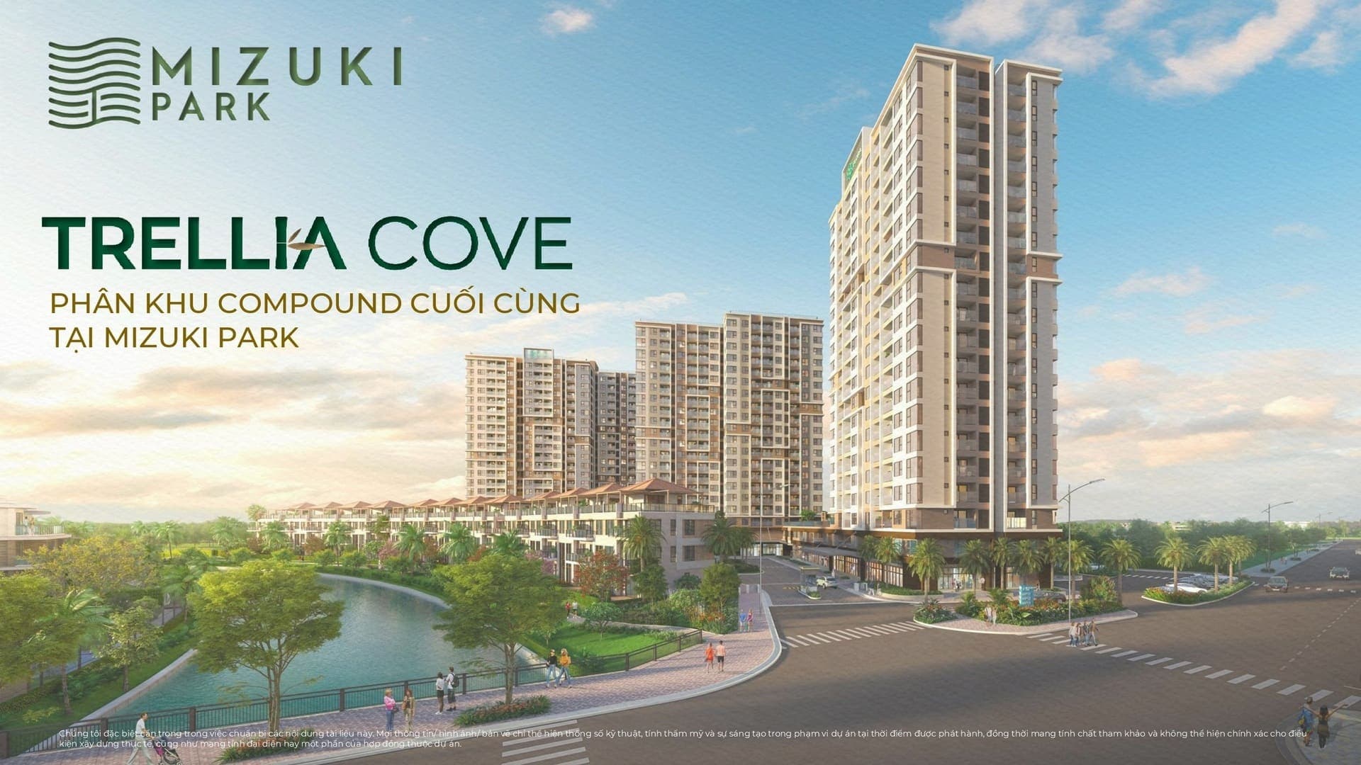 Phối cảnh Trellia Cove - Phân khu compound cuối cùng