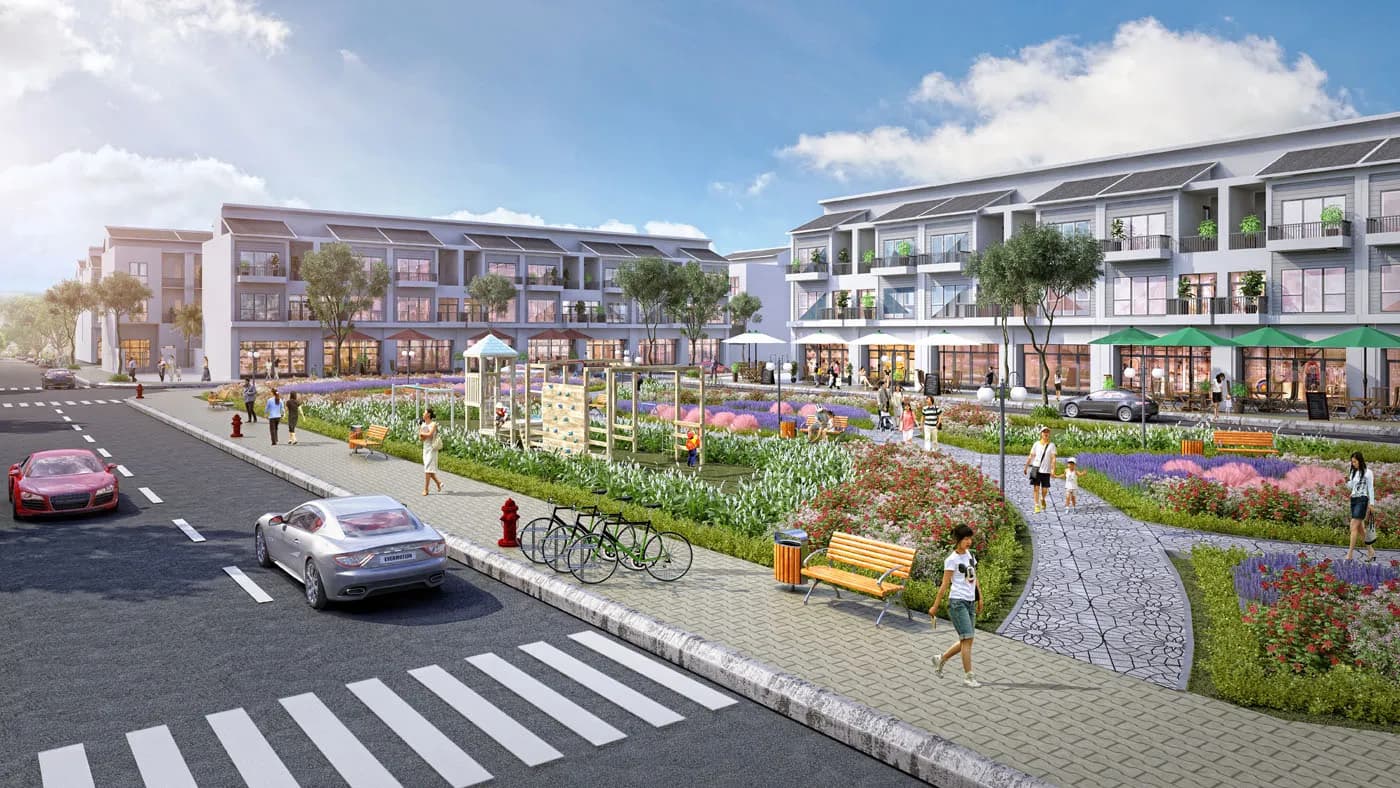 Khu vui chơi và shophouse