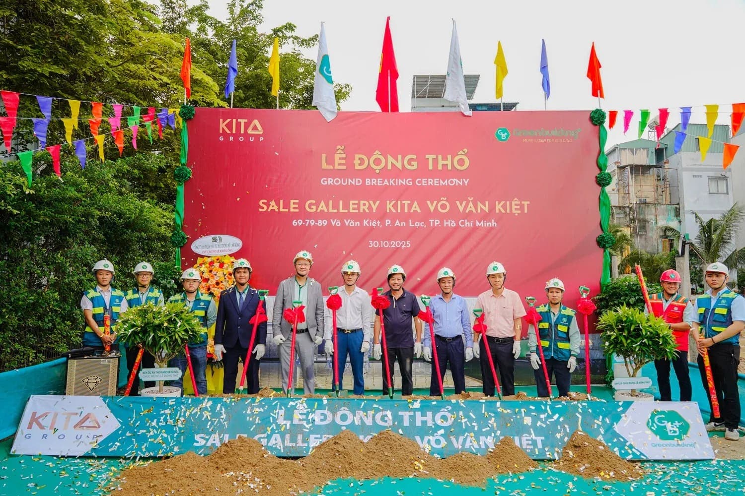 Lễ động thổ Sale Gallery Kita Võ Văn Kiệt