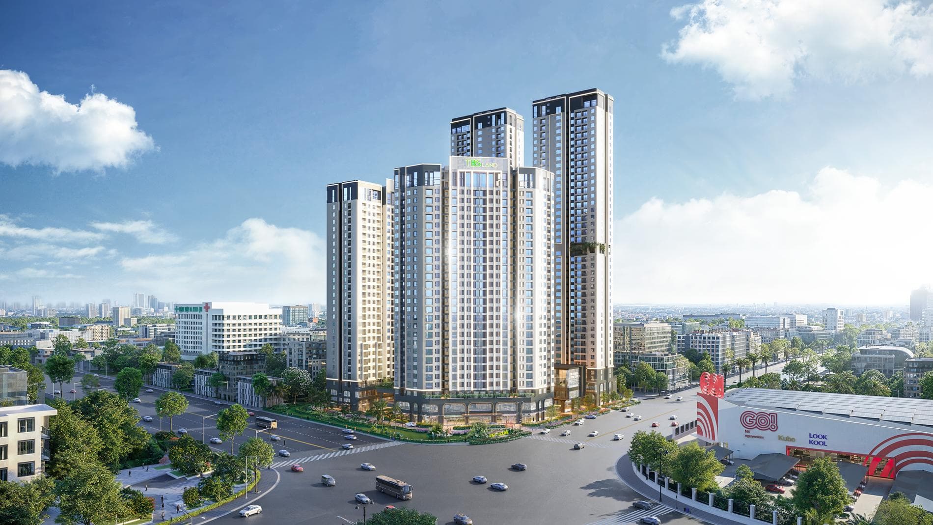 Green Skyline - Phối cảnh tổng thể dự án