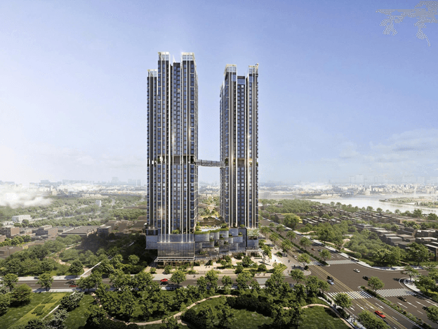 Phối cảnh tổng thể The Emerald Boulevard