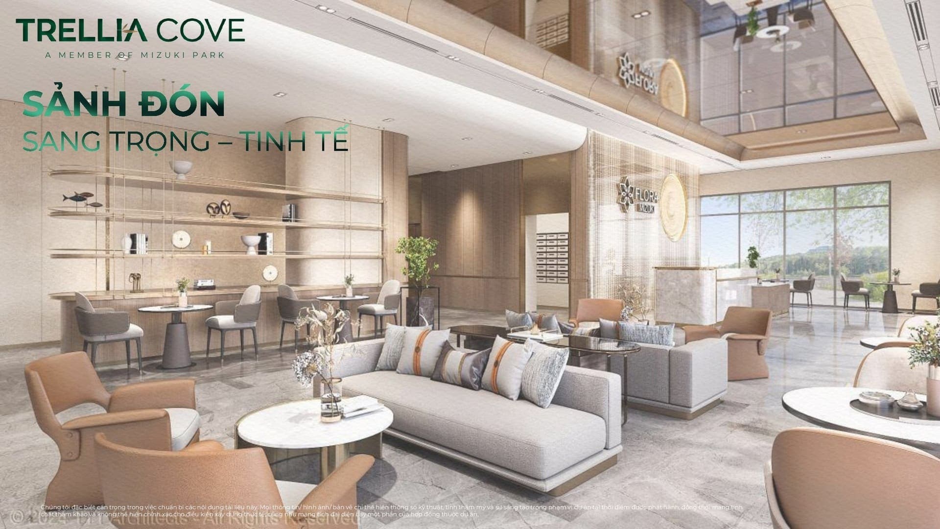 Sảnh đón sang trọng tinh tế