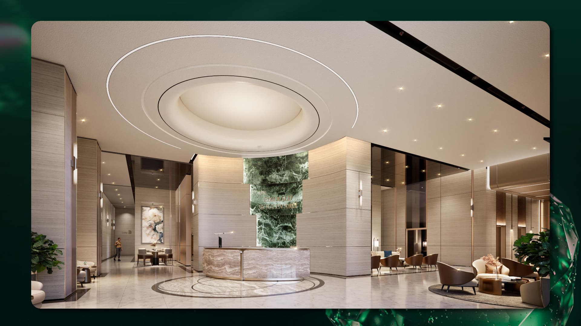 Sảnh lobby The Emerald Boulevard