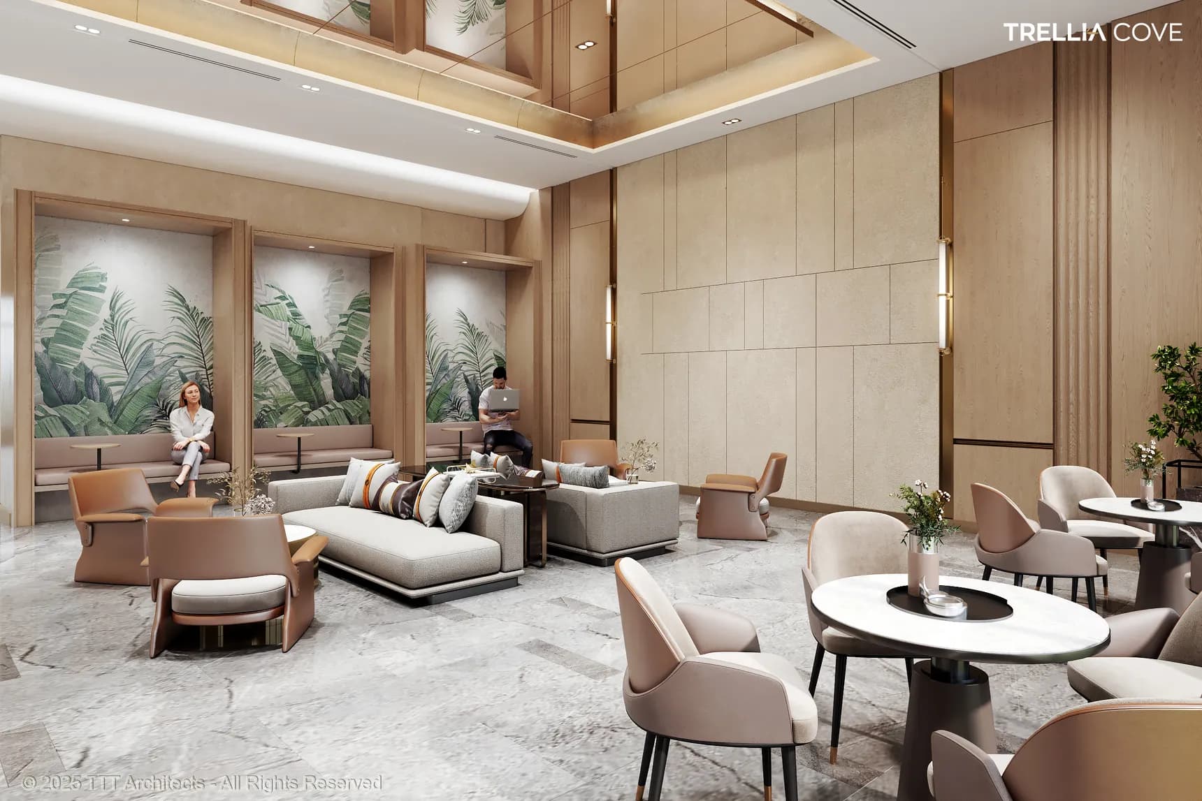 Sảnh T1 Trellia Cove
