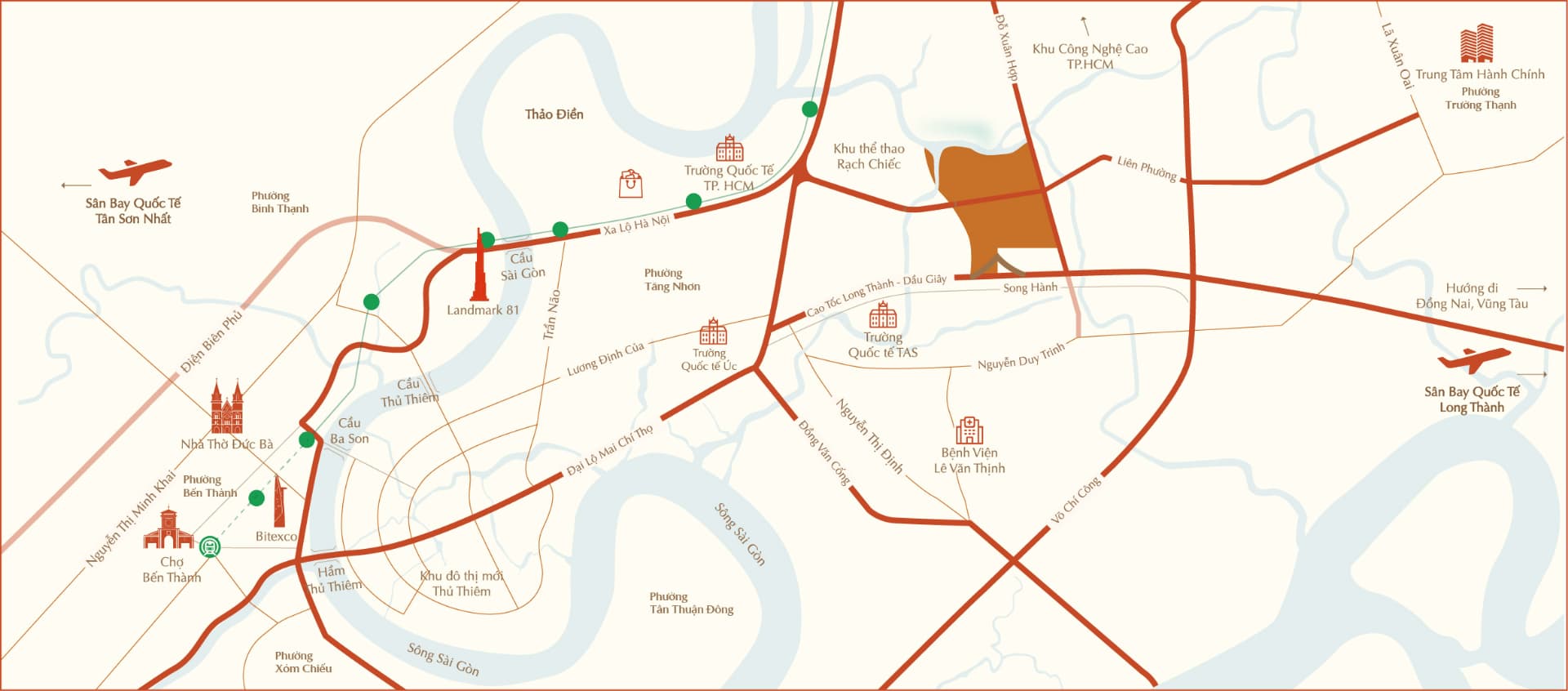 Bản đồ vị trí Masteri Park Place