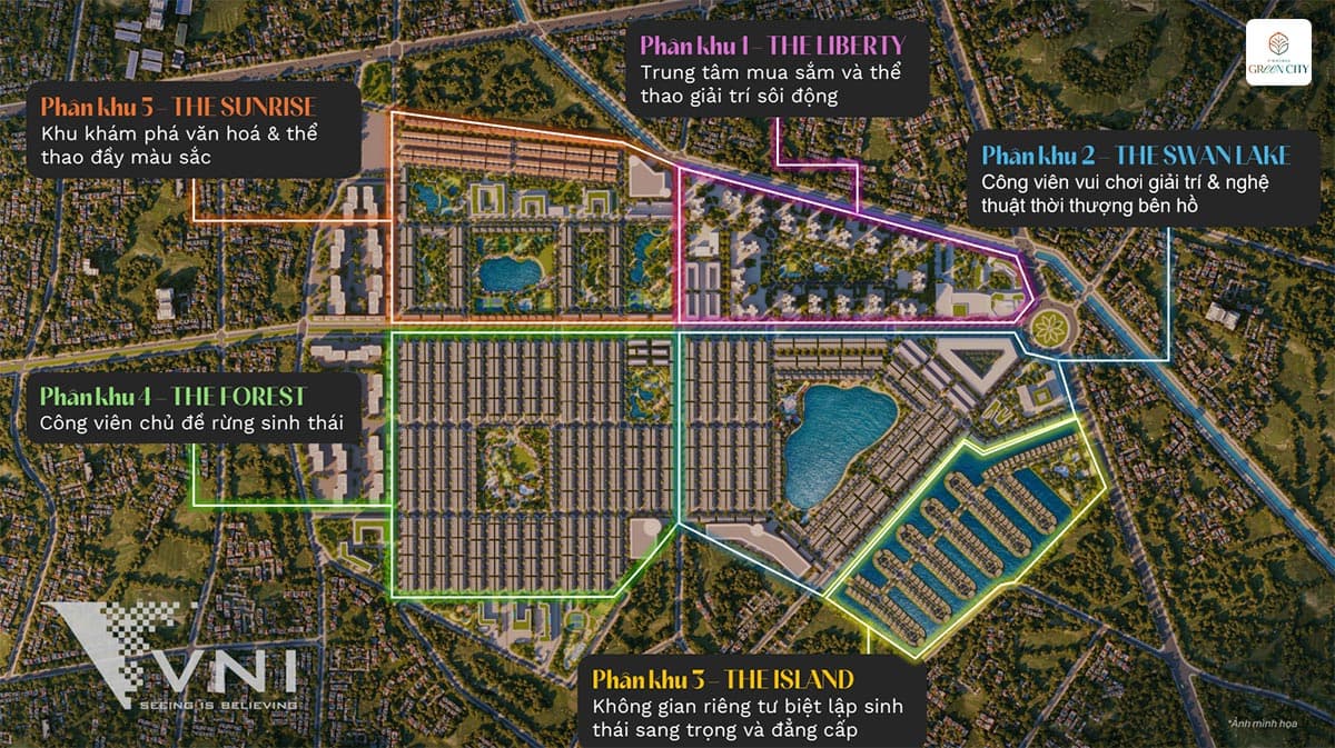 Mặt bằng tổng thể Vinhomes Green City