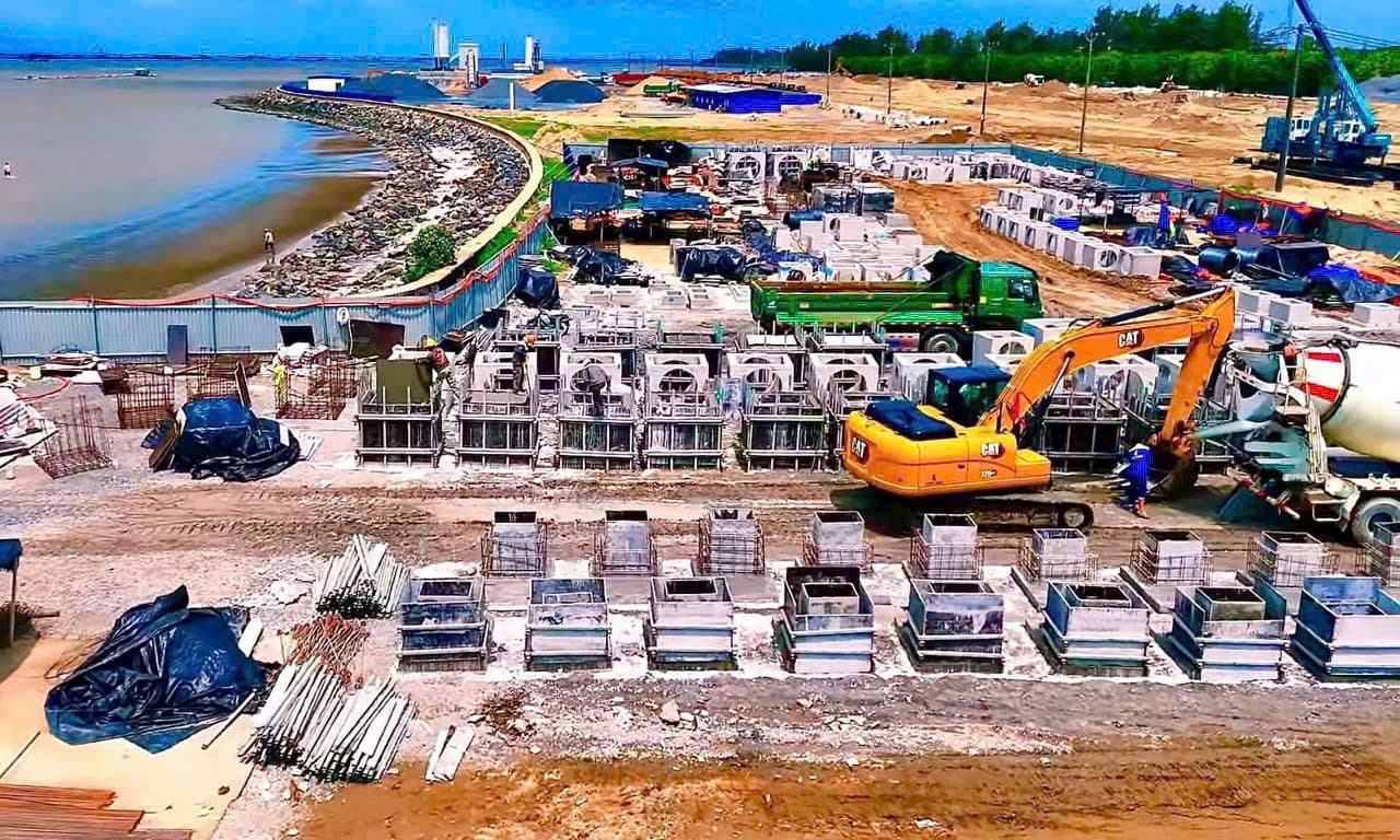 Tiến độ xây dựng Vinhomes Green Paradise
