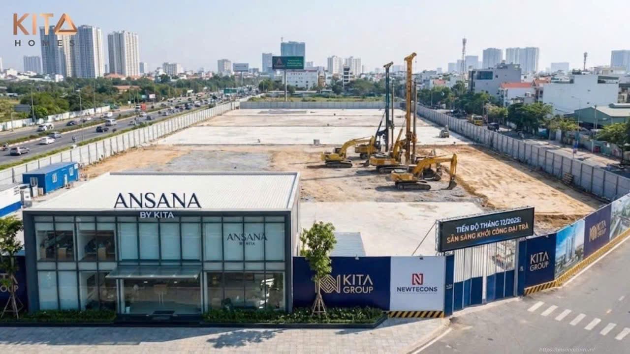 Tiến độ xây dựng dự án Ansana By Kita