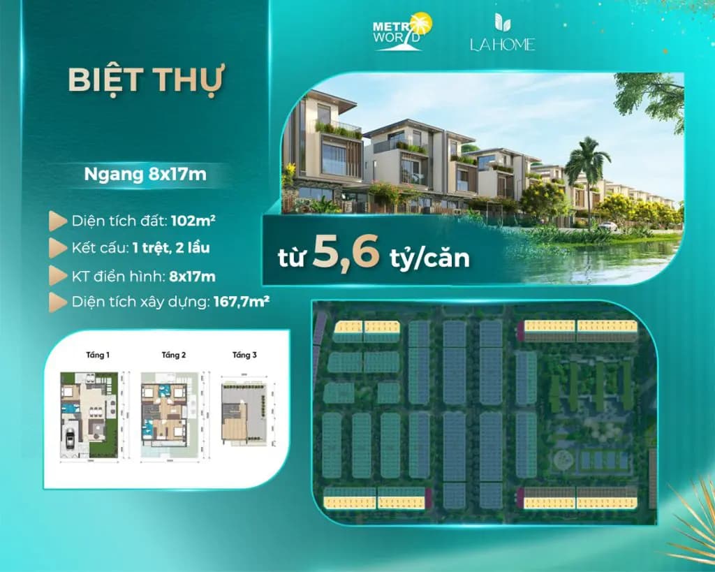 Biệt thự ven kênh