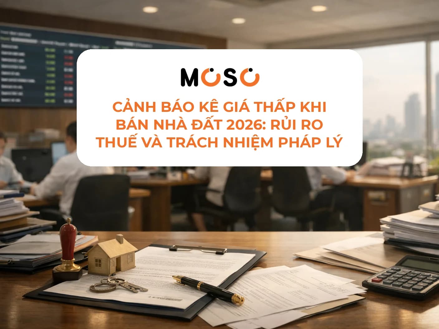 Cảnh báo kê giá thấp khi bán nhà đất 2026: Rủi ro thuế và trách nhiệm pháp lý